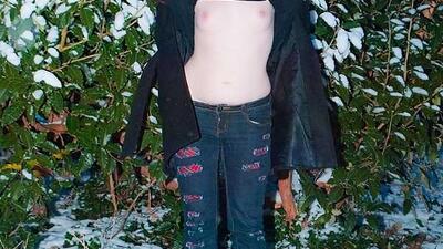 The Missus loves snow flashing