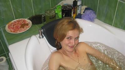 Skinny mature Russian wife 1